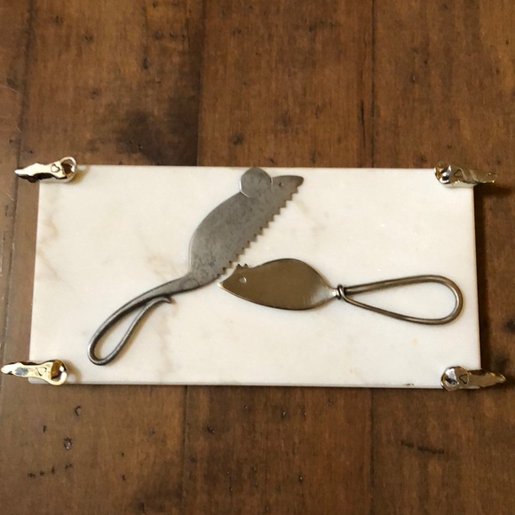 Marble & Stainless Steel Cheese Cutting Board
EUC - Picture 3 of 4